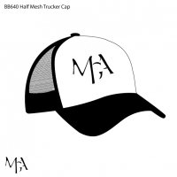  Half Mesh Trucker Cap - BB640