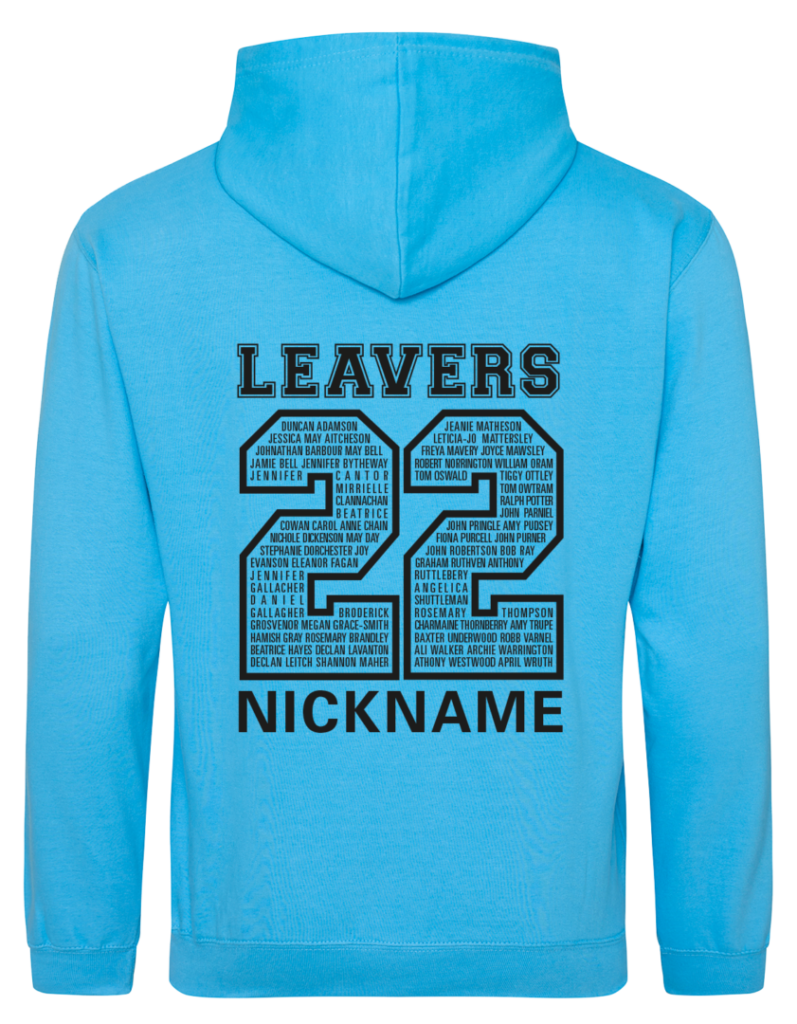 HoodieTee Leavers Hoodies Custom School Leavers Hoodies Hoodie Tee
